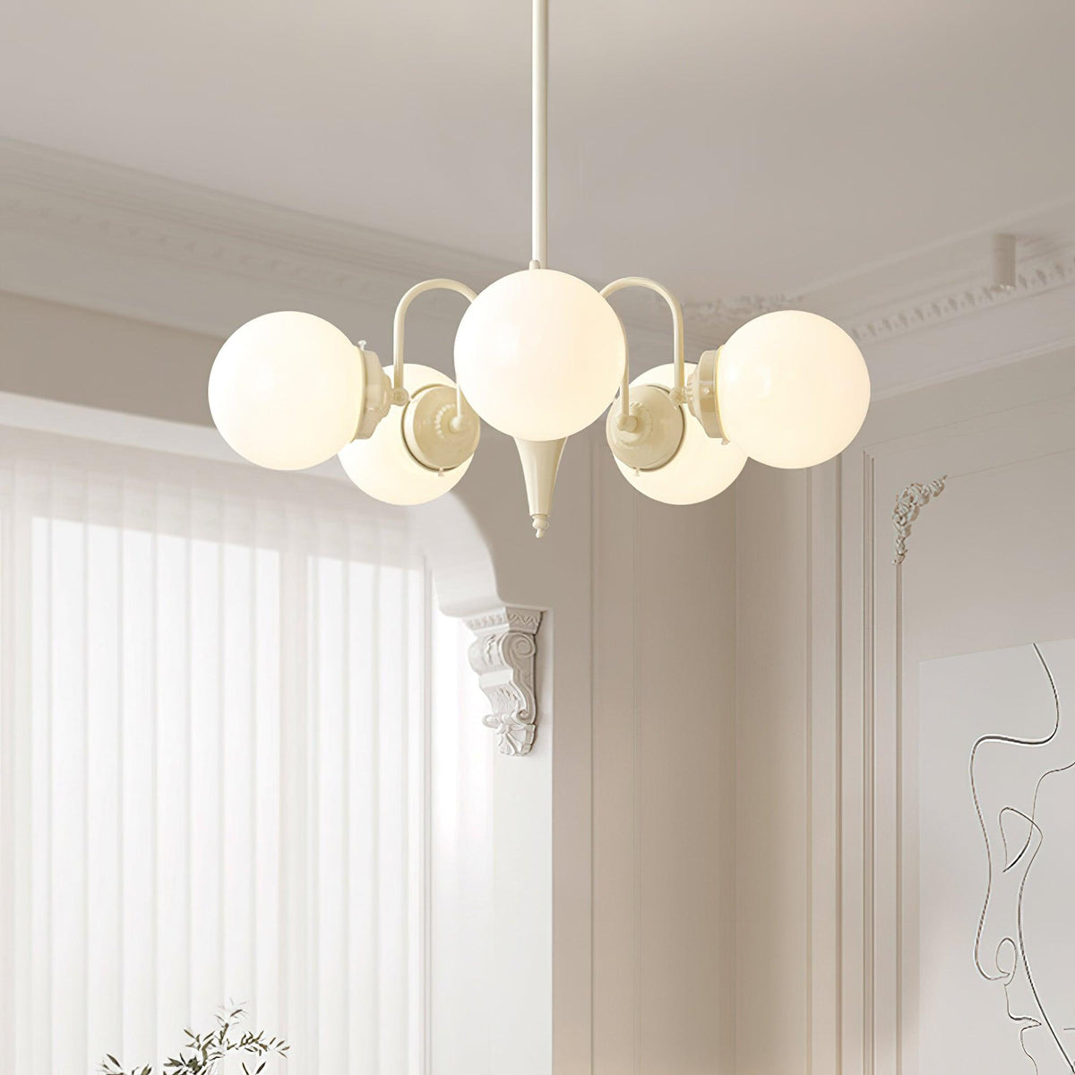 Milrenella Glass Chandelier-Moonnatur