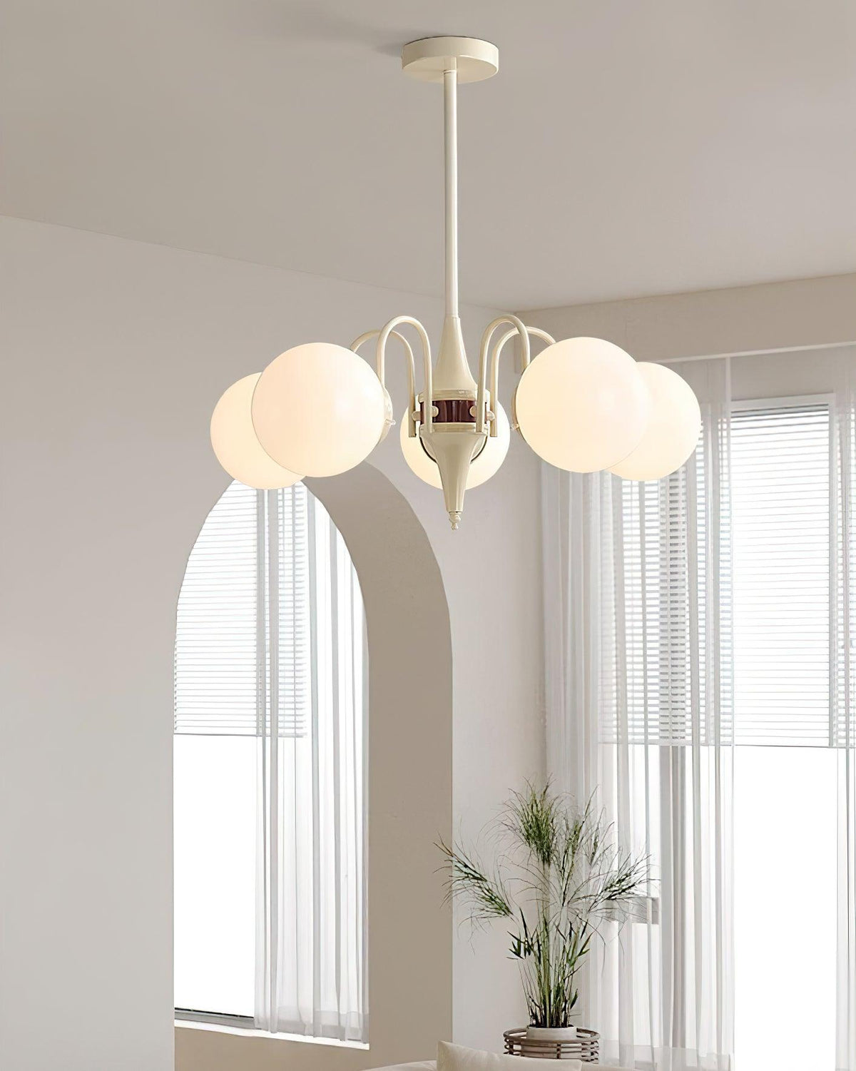 Milrenella Glass Chandelier-Moonnatur