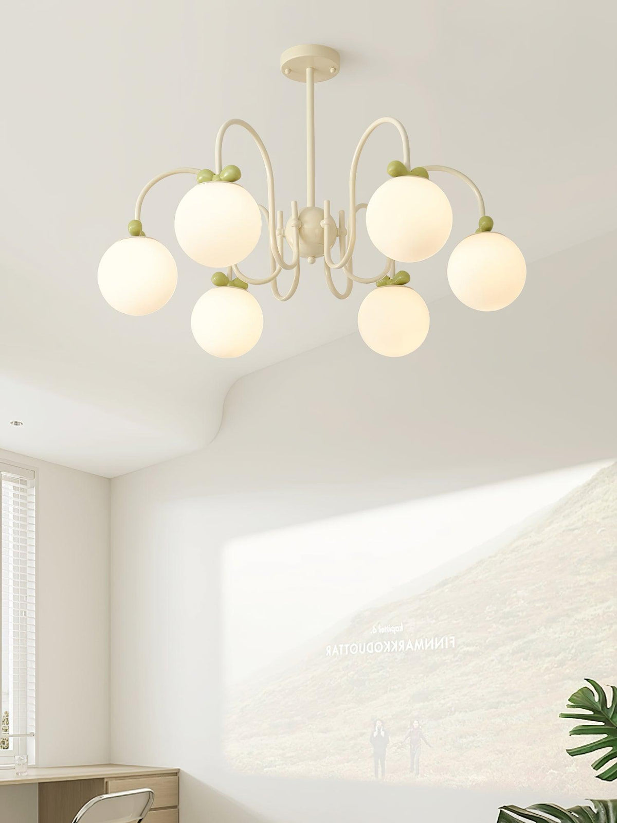 Jardenmere Glass Chandelier-Moonnatur