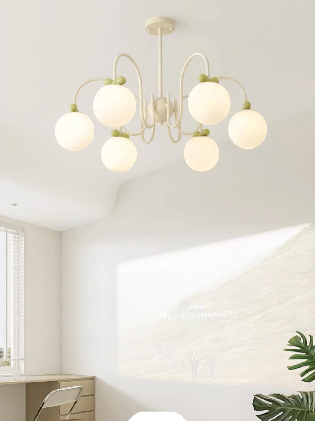 Jardenmere Glass Chandelier-Moonnatur