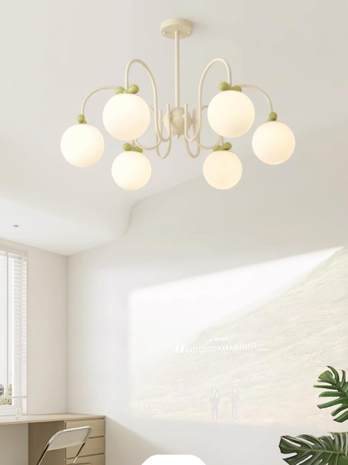 Jardenmere Glass Chandelier-Moonnatur