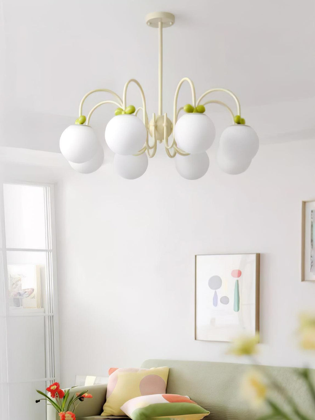 Jardenmere Glass Chandelier-Moonnatur