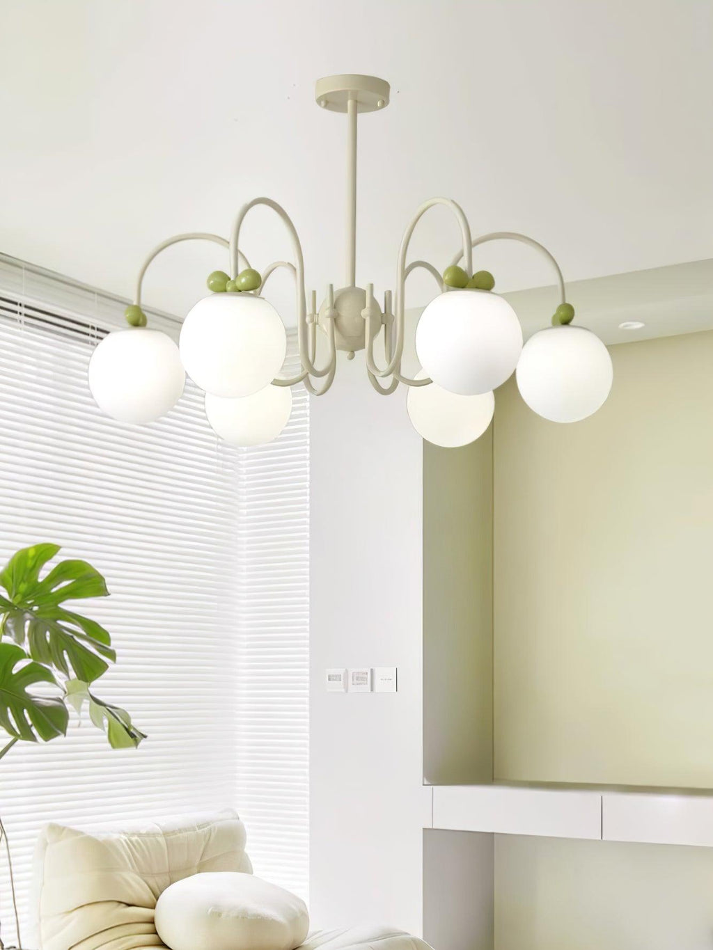 Jardenmere Glass Chandelier-Moonnatur
