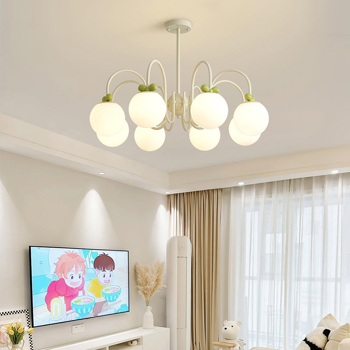 Jardenmere Glass Chandelier-Moonnatur