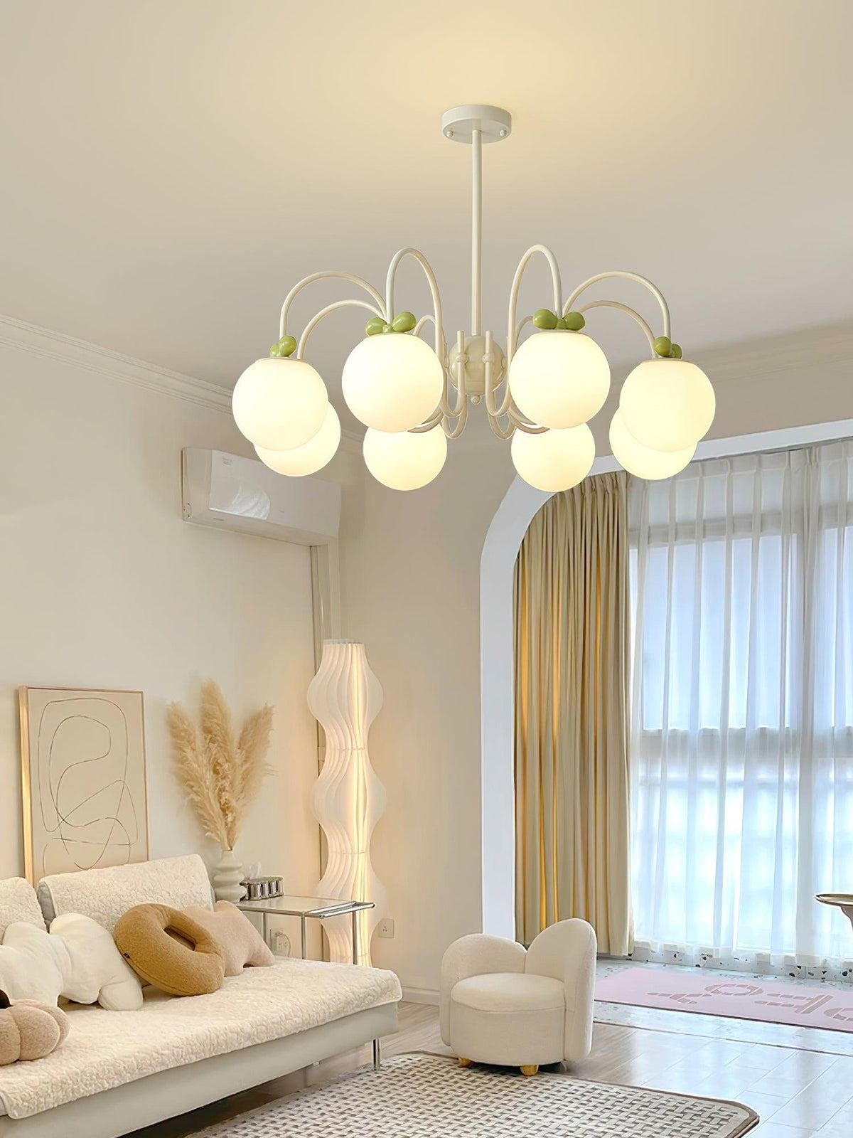 Jardenmere Glass Chandelier-Moonnatur