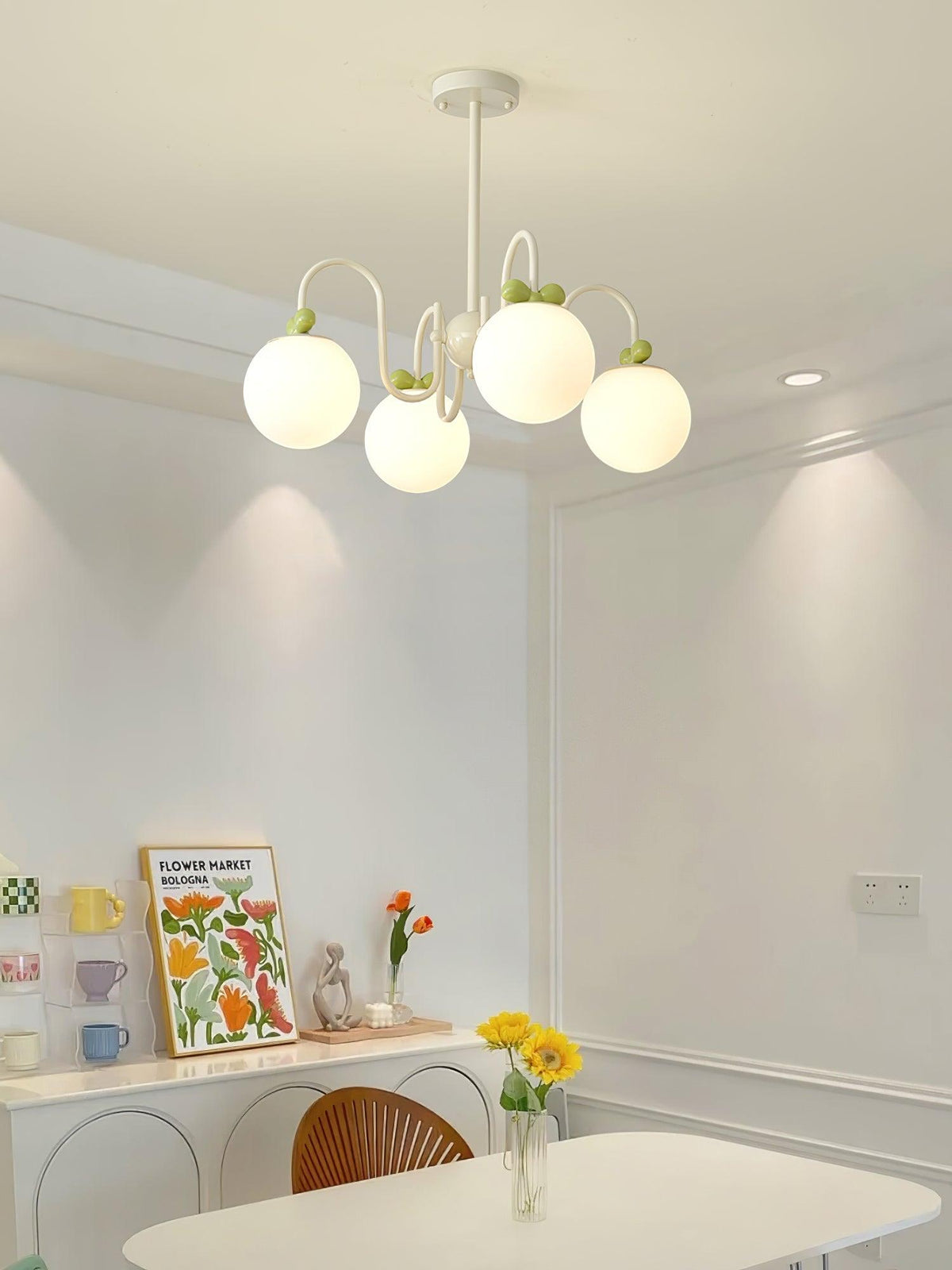 Jardenmere Glass Chandelier-Moonnatur