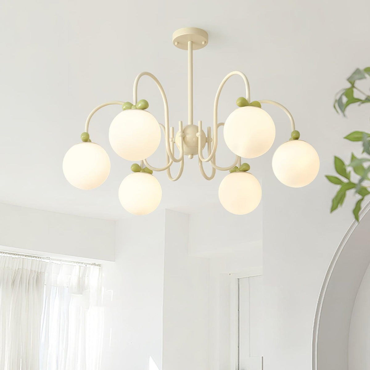 Jardenmere Glass Chandelier-Moonnatur