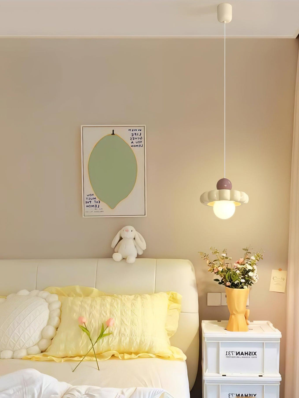 Lathenfield Resin Pendant Light-Moonnatur