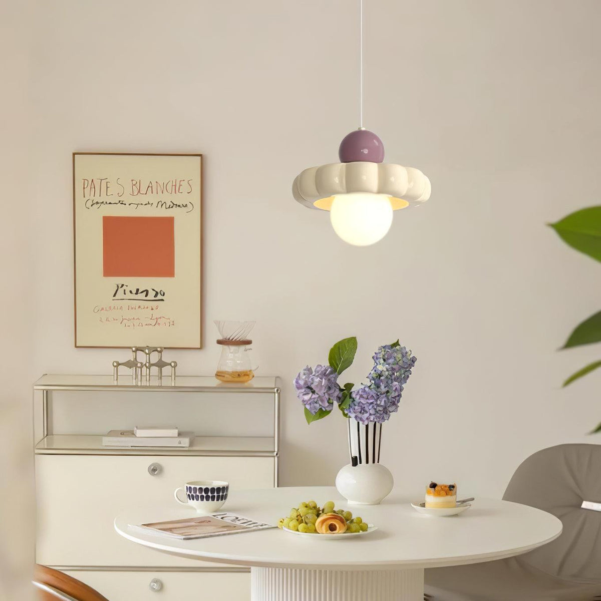Lathenfield Resin Pendant Light-Moonnatur