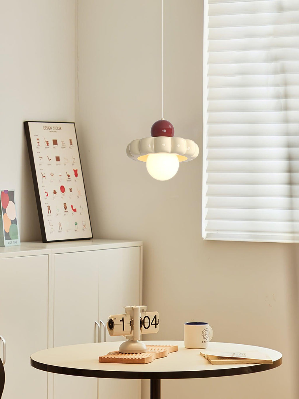 Lathenfield Resin Pendant Light-Moonnatur