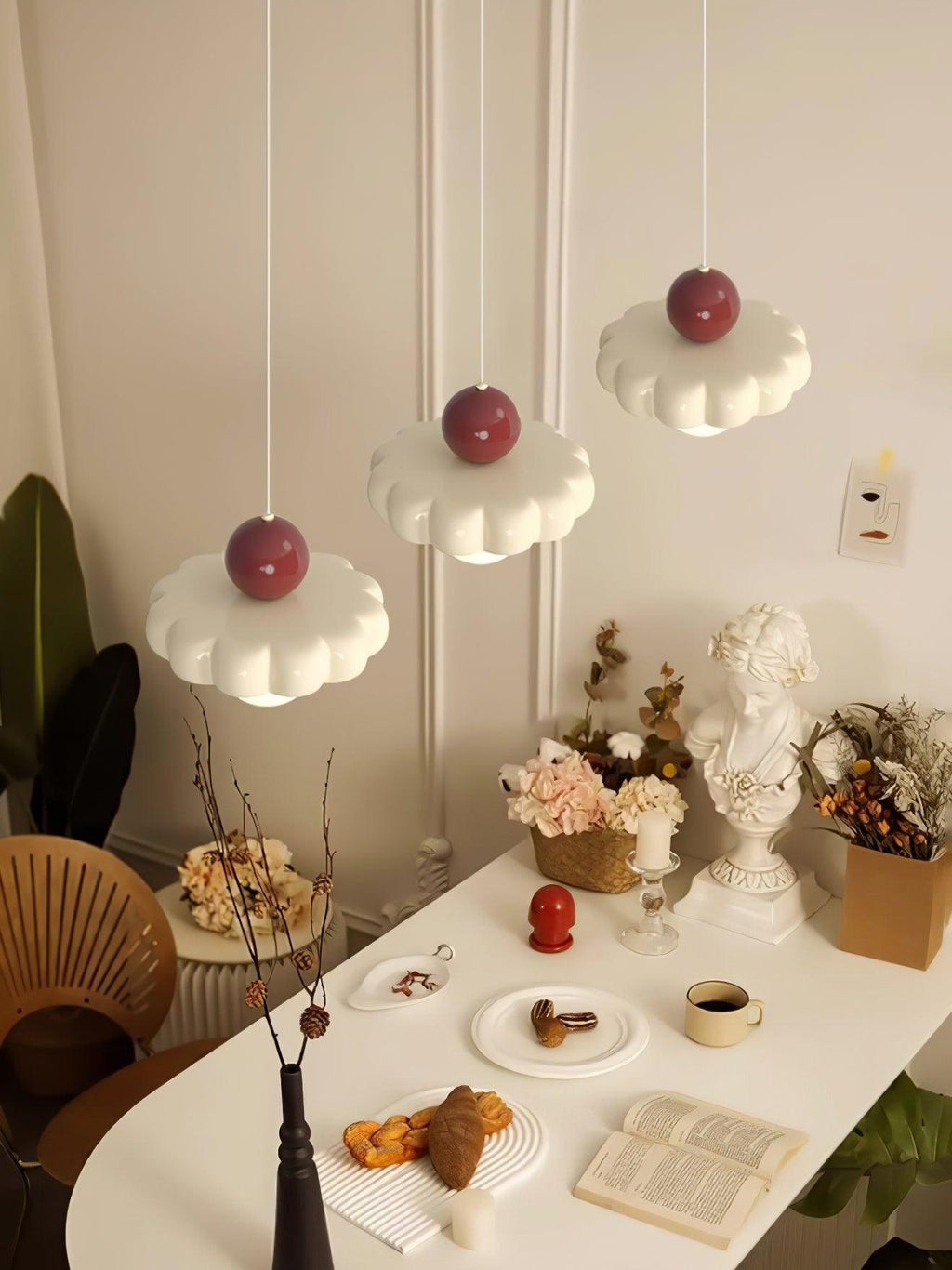 Lathenfield Resin Pendant Light-Moonnatur