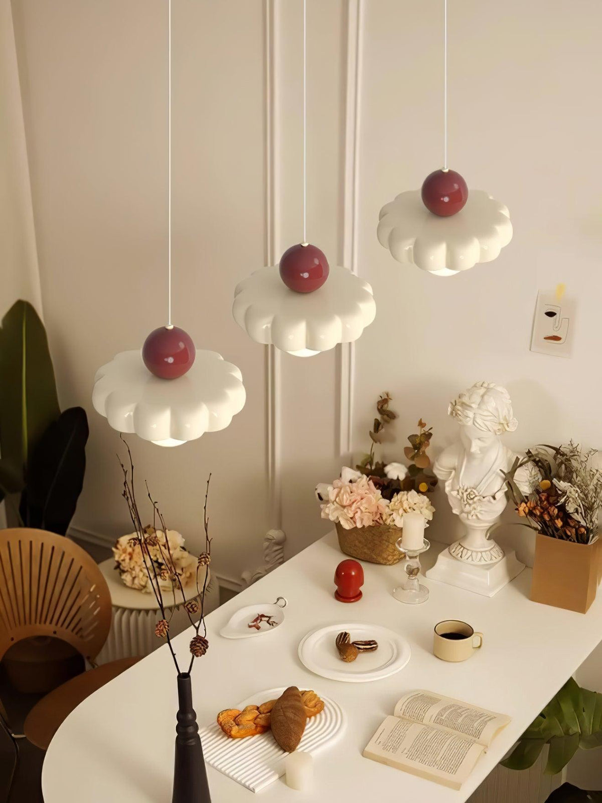 Lathenfield Resin Pendant Light-Moonnatur