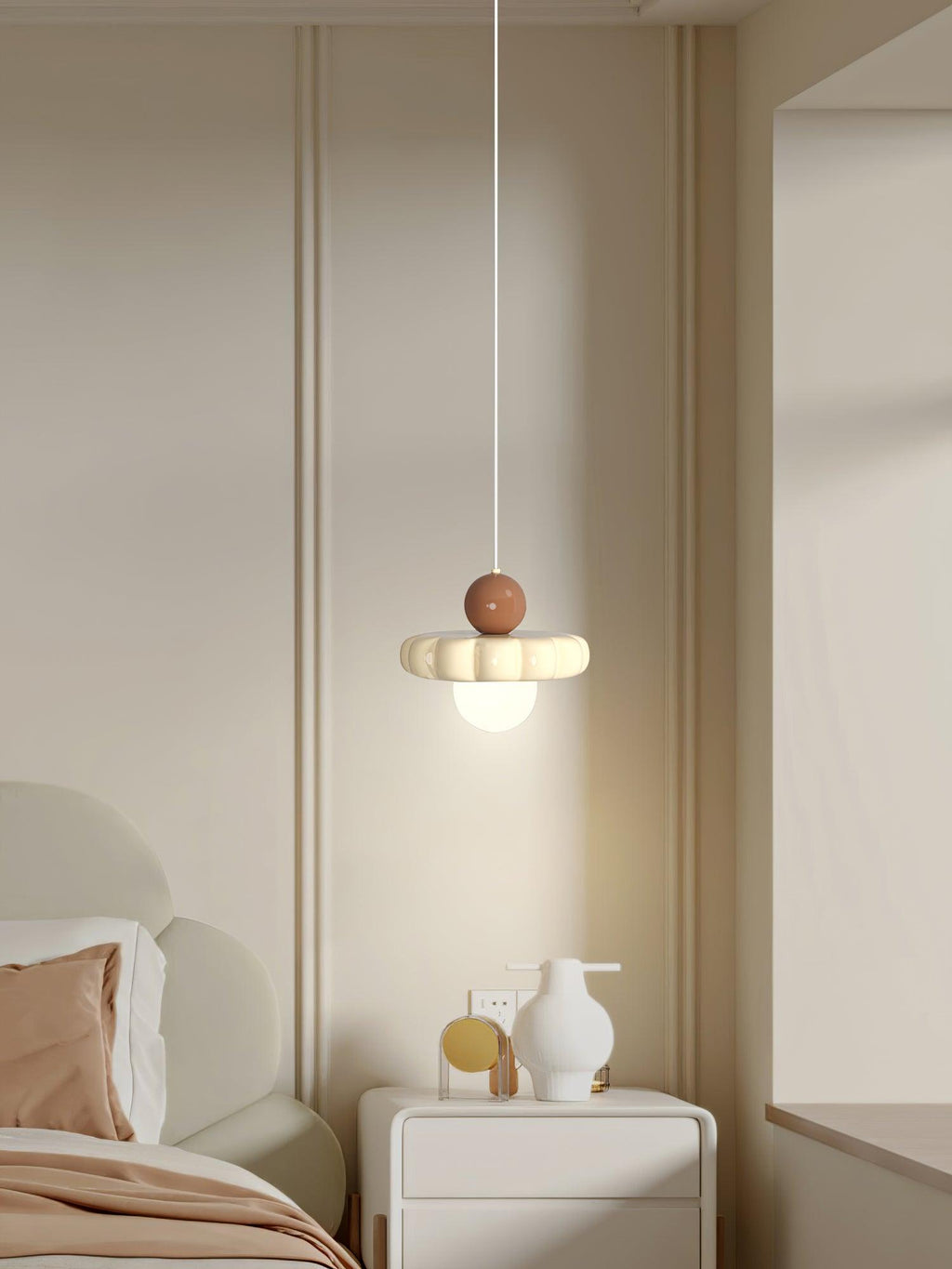 Lathenfield Resin Pendant Light-Moonnatur