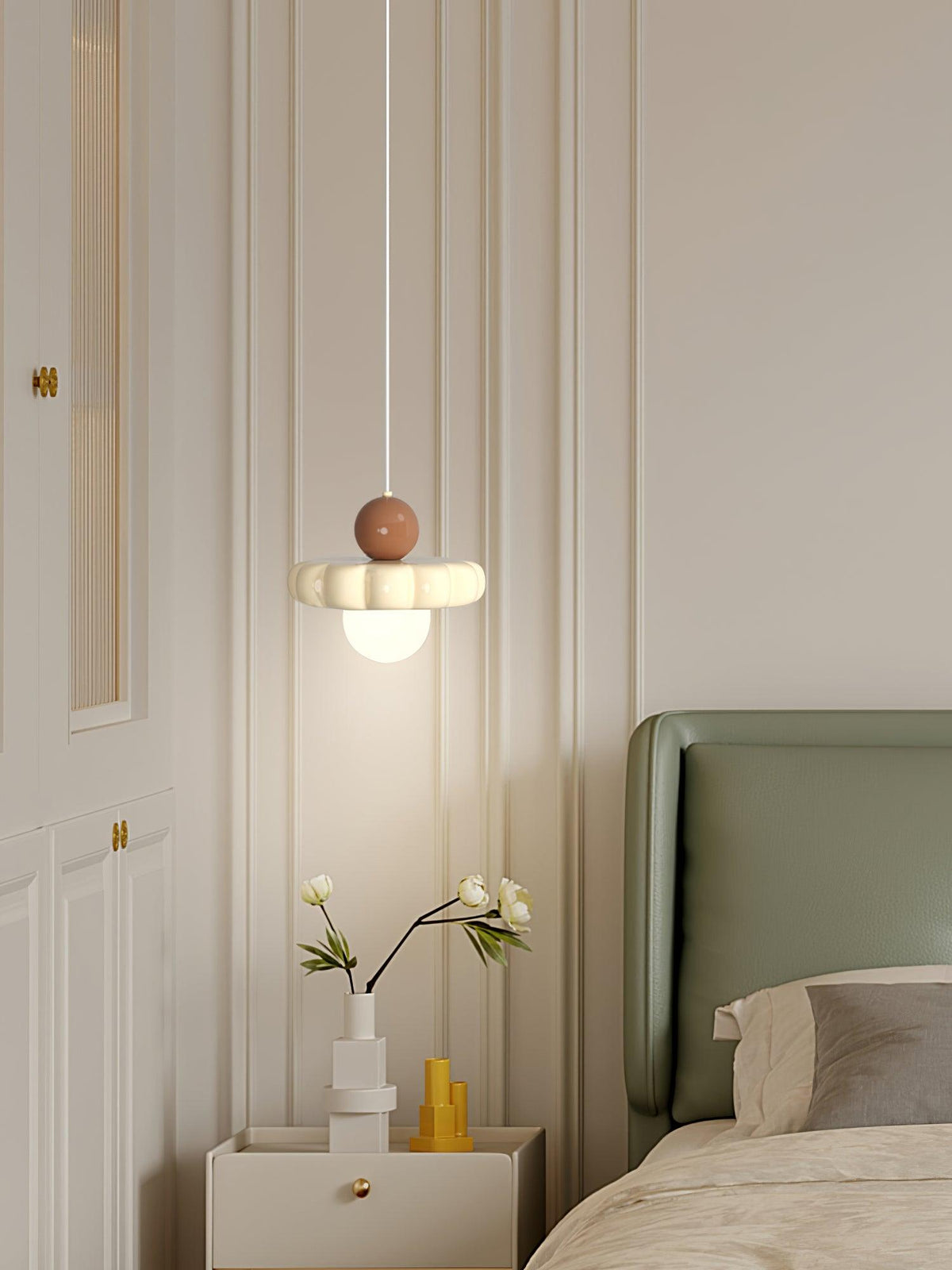 Lathenfield Resin Pendant Light-Moonnatur