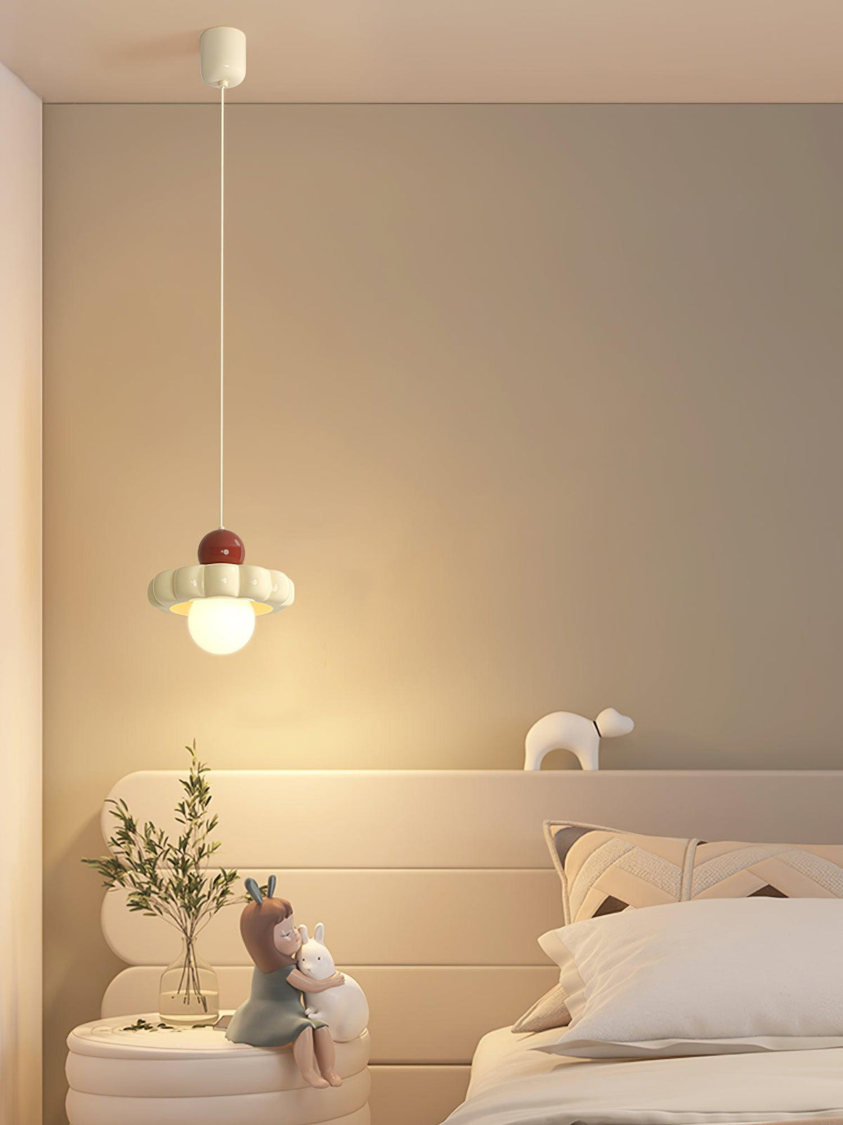 Lathenfield Resin Pendant Light-Moonnatur