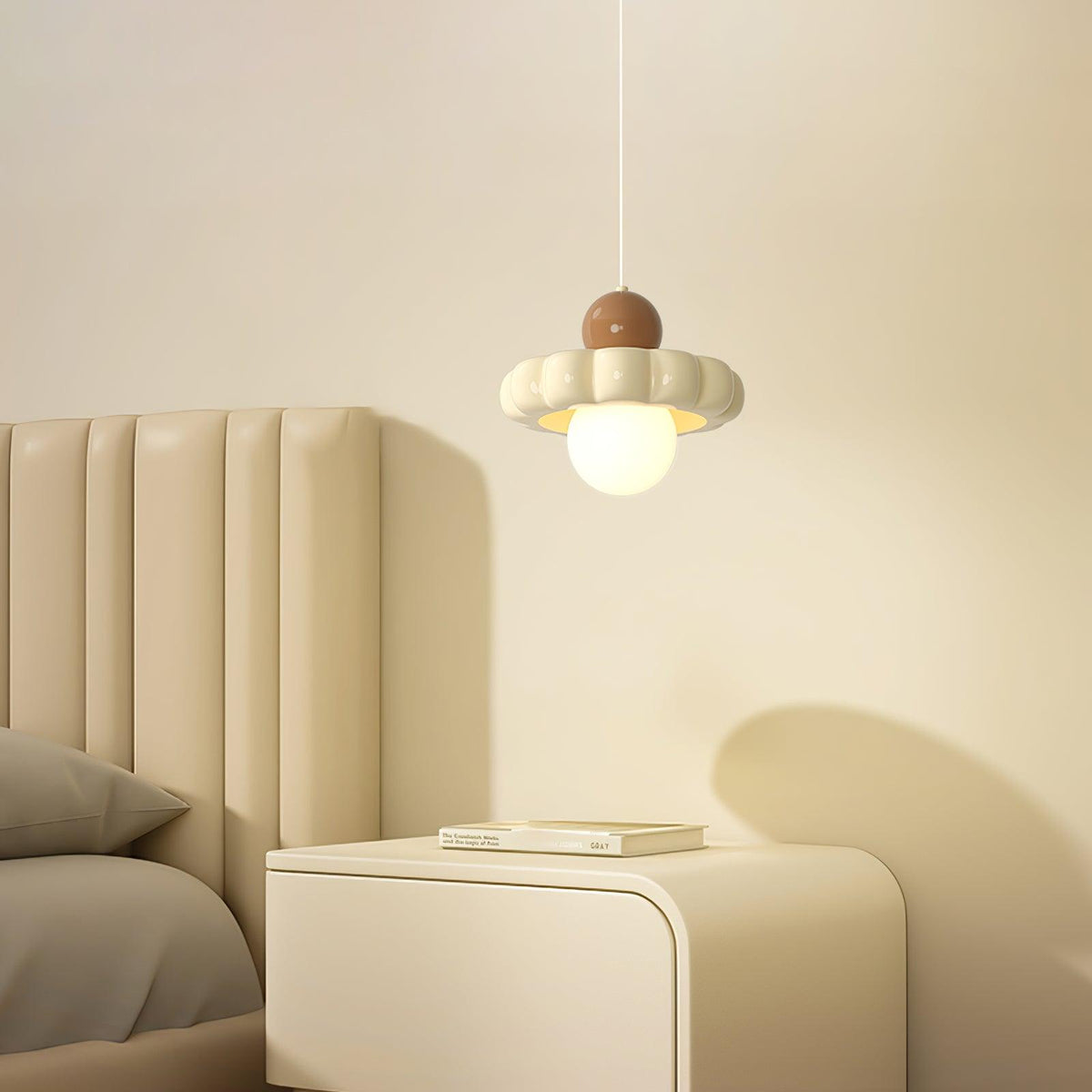 Lathenfield Resin Pendant Light-Moonnatur