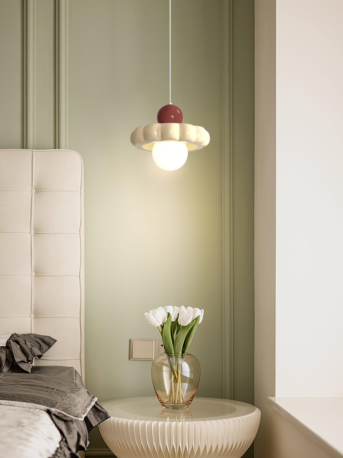 Lathenfield Resin Pendant Light-Moonnatur