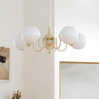 Lorrencove Glass Chandelier-Moonnatur