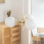 Lorrencove Glass Chandelier-Moonnatur