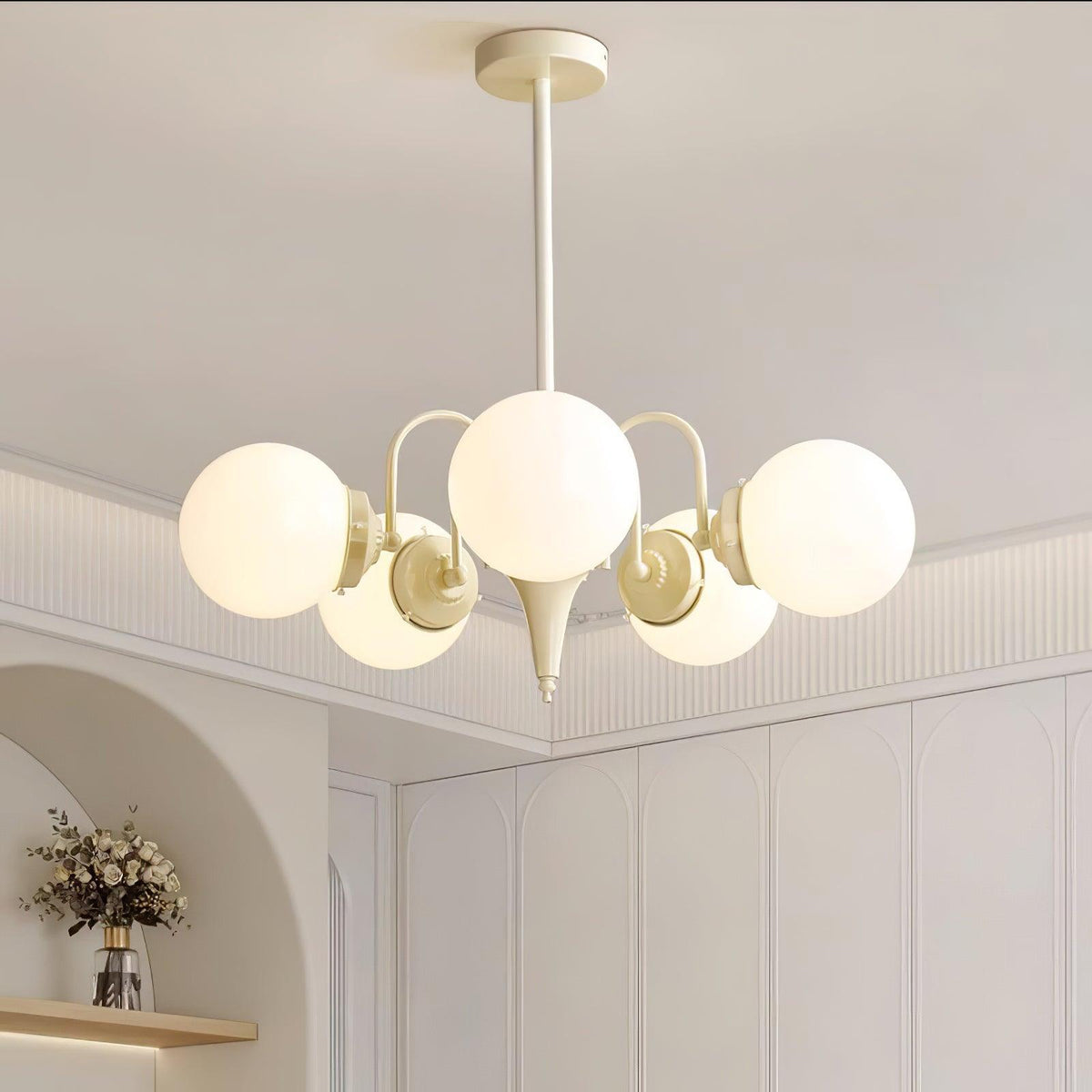 Lorrencove Glass Chandelier-Moonnatur