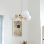 Lorrencove Glass Chandelier-Moonnatur
