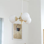 Lorrencove Glass Chandelier-Moonnatur