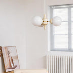Lorrencove Glass Chandelier-Moonnatur