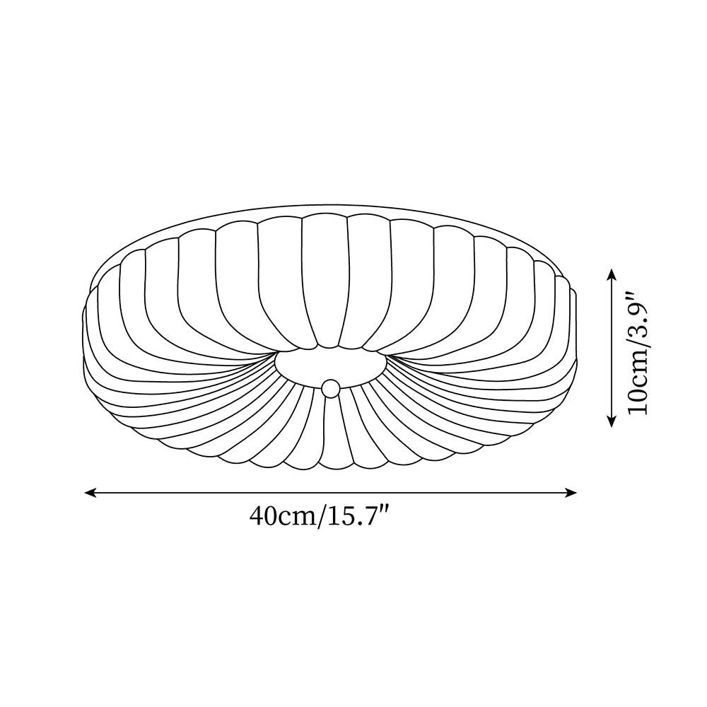 Harvenford Glass Ceiling Light-Moonnatur