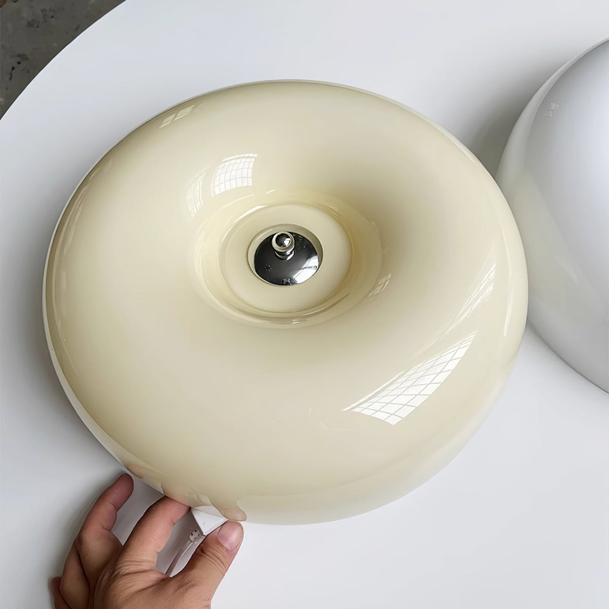 Xamelle Glass Ceiling Lamp-Moonnatur