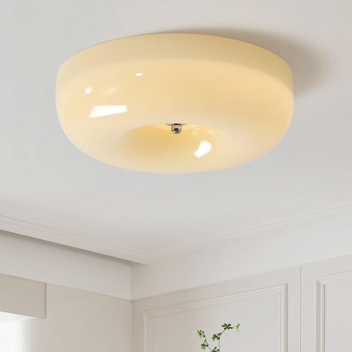 Ravora Glass Ceiling Lamp-Moonnatur