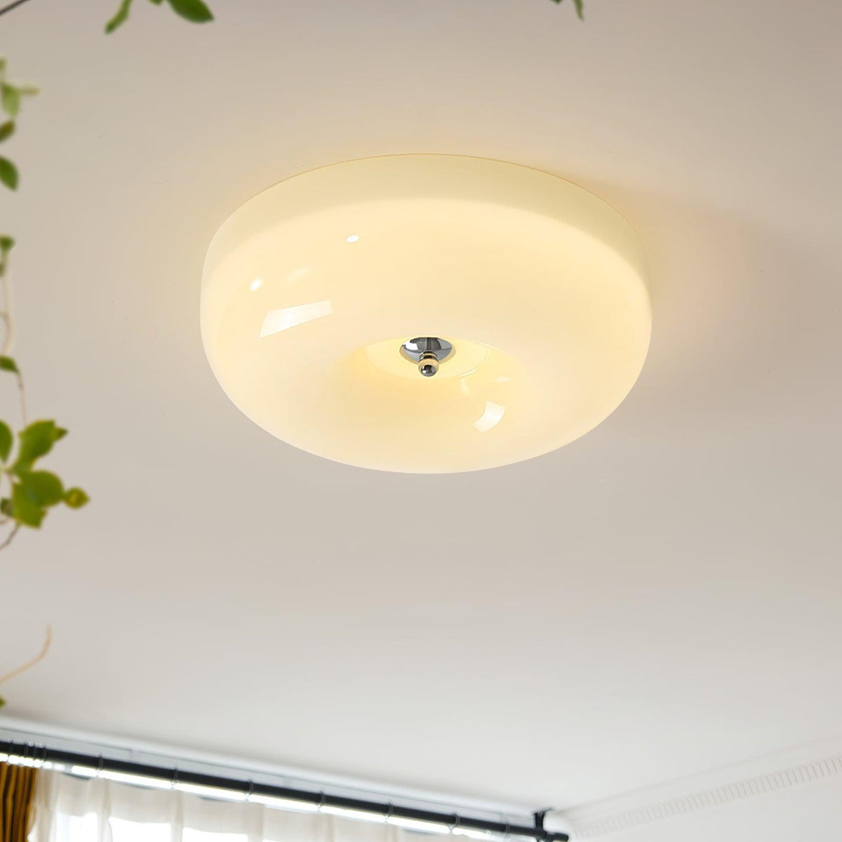 Ravora Glass Ceiling Lamp-Moonnatur