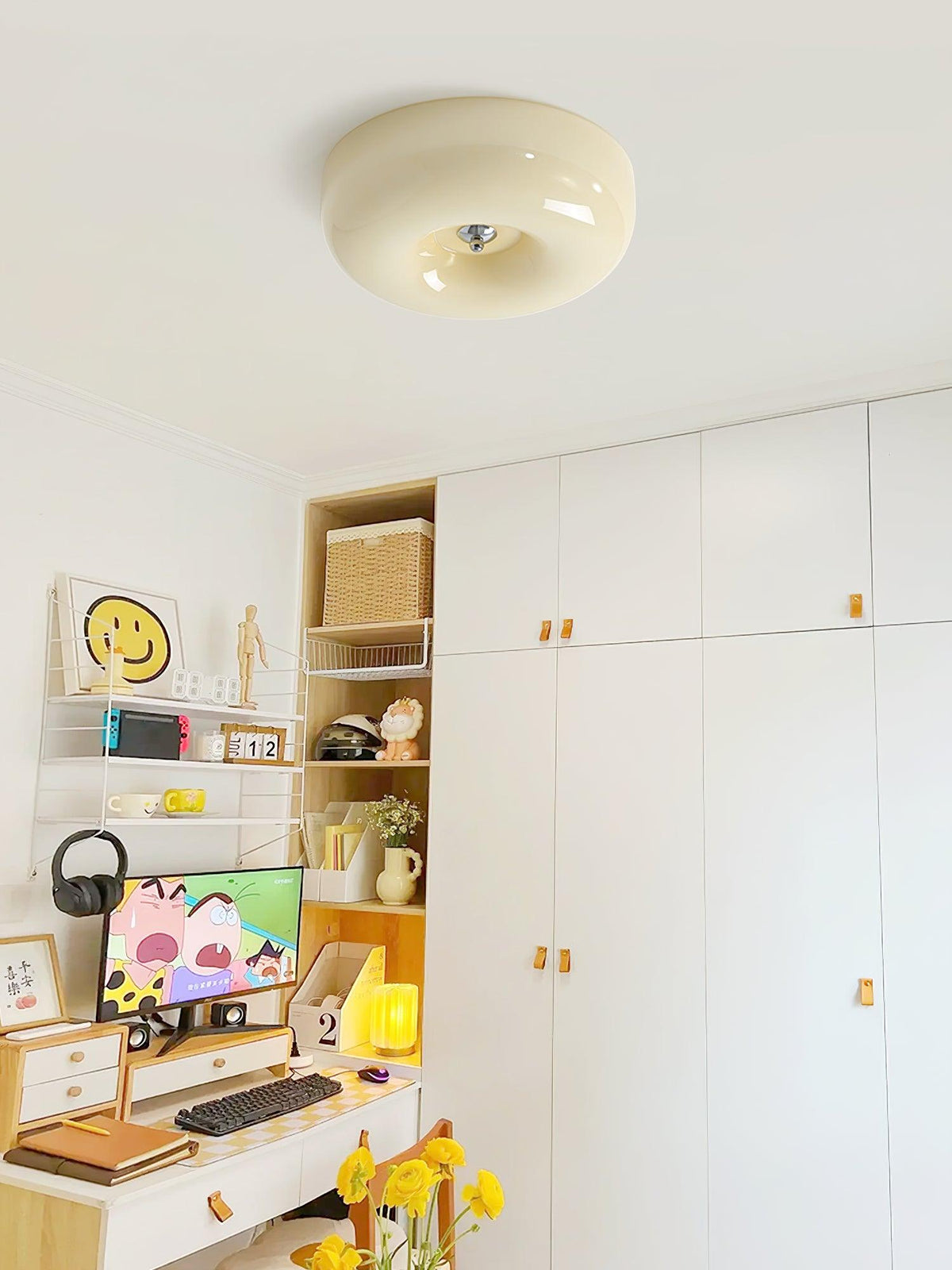 Xamelle Glass Ceiling Lamp-Moonnatur