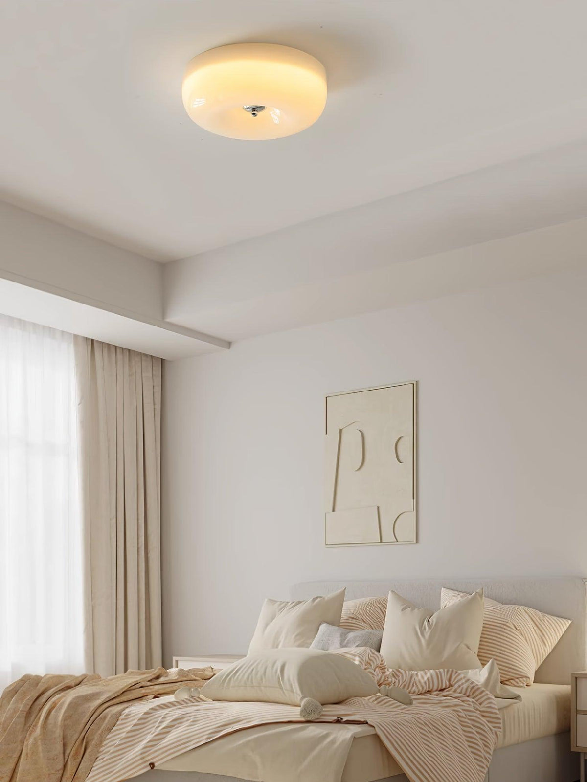 Xamelle Glass Ceiling Lamp-Moonnatur
