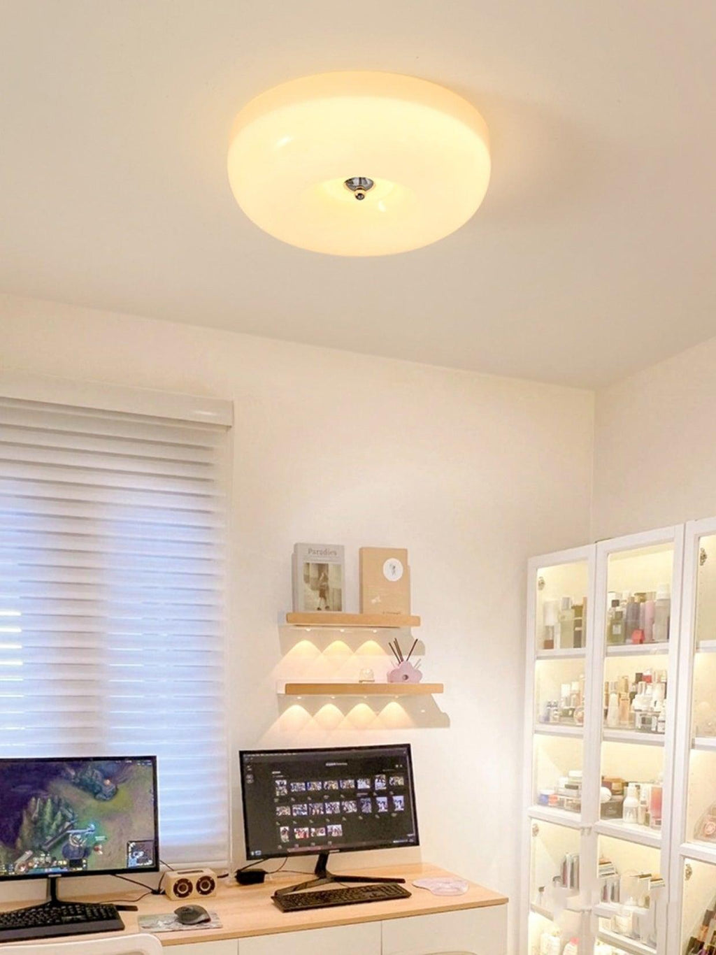 Xamelle Glass Ceiling Lamp-Moonnatur