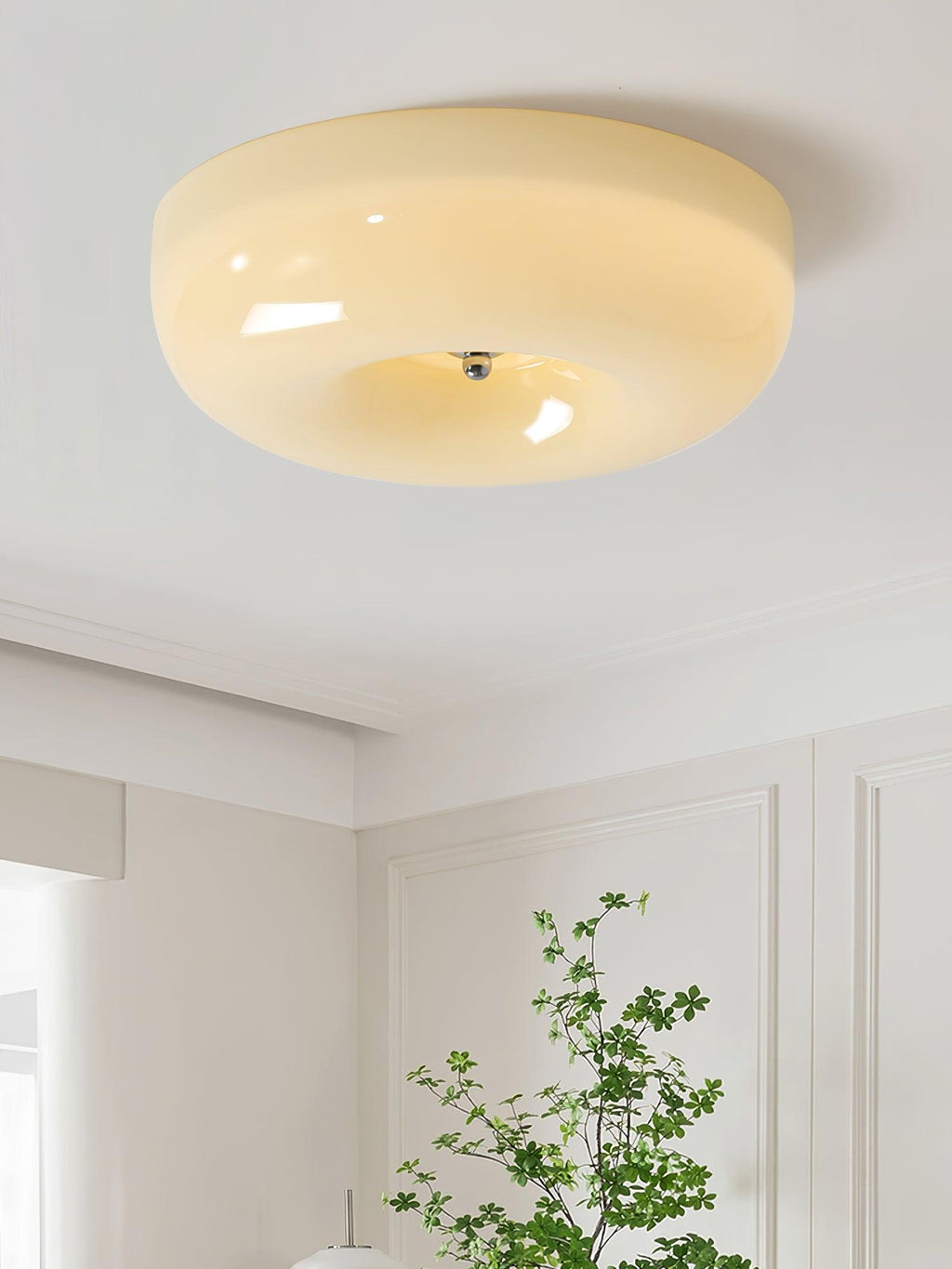 Xamelle Glass Ceiling Lamp-Moonnatur