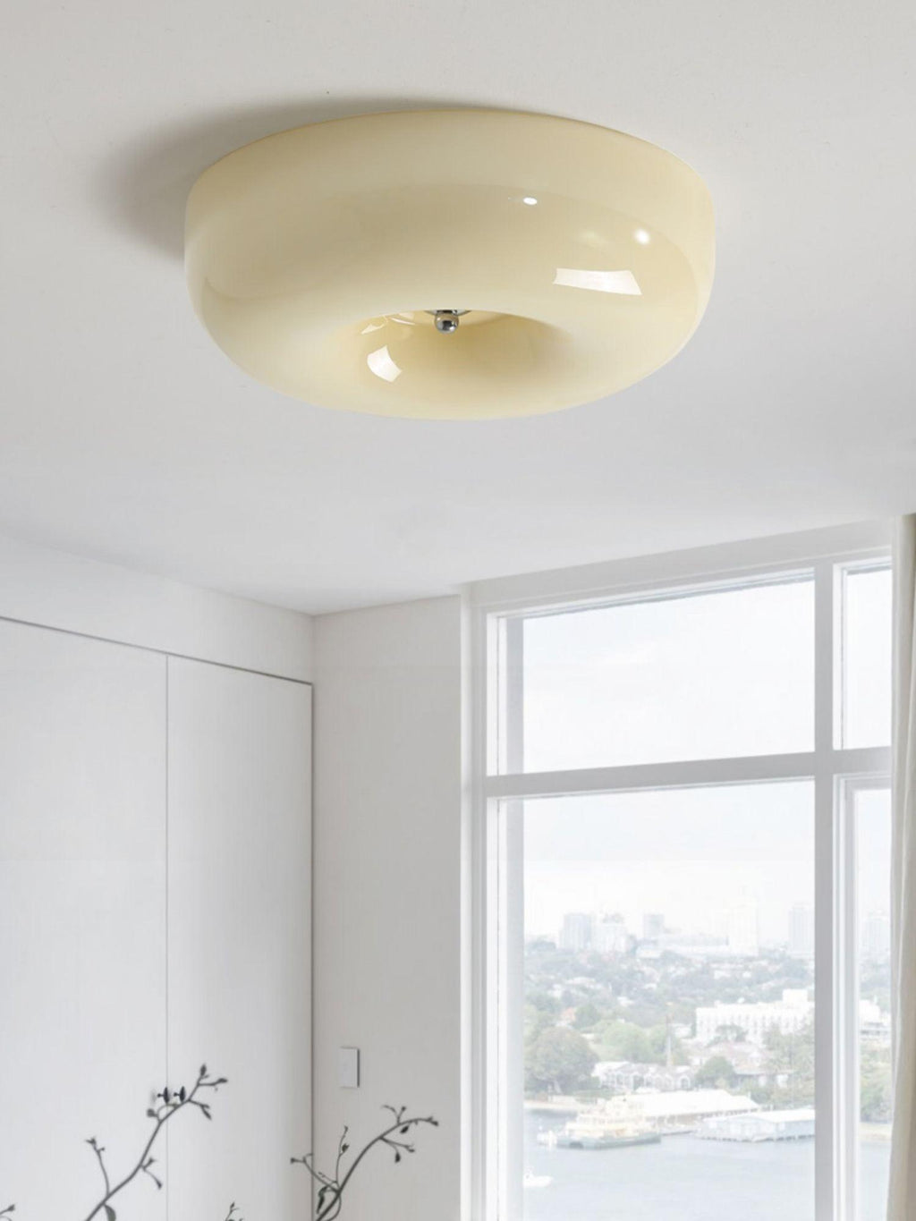Xamelle Glass Ceiling Lamp-Moonnatur