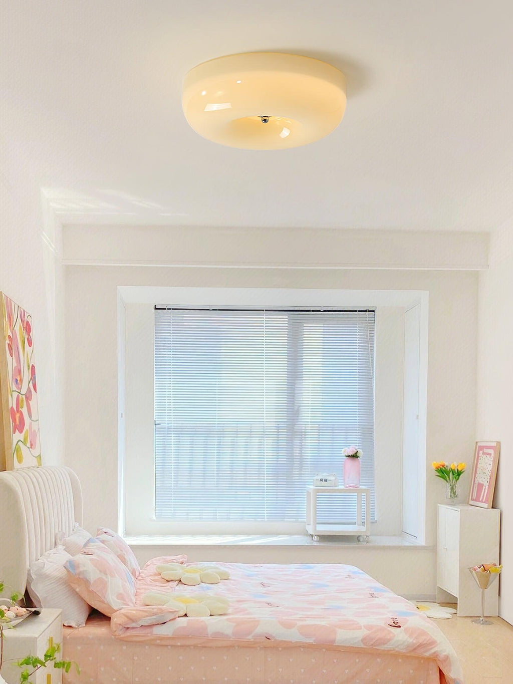 Xamelle Glass Ceiling Lamp-Moonnatur
