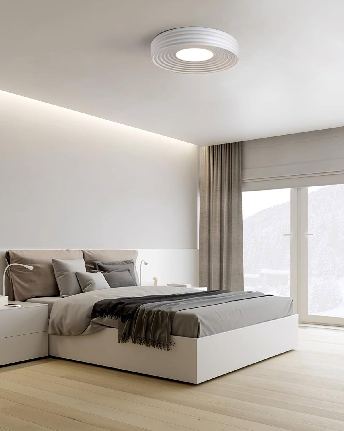 Hadrenheath Acrylic Ceiling Light-Moonnatur