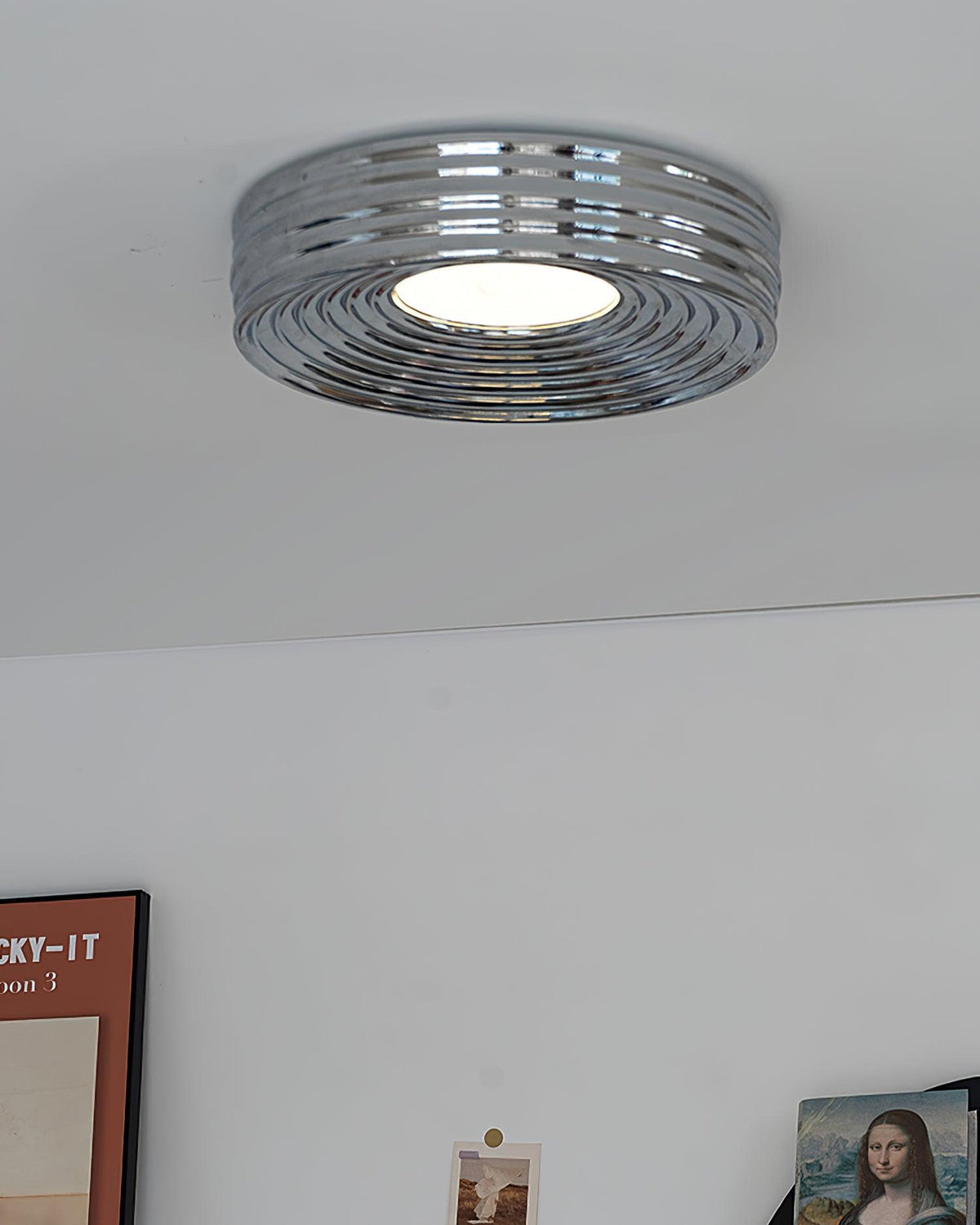 Hadrenheath Acrylic Ceiling Light-Moonnatur