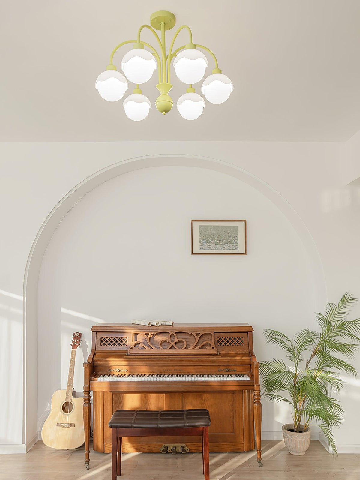 Quenella Glass Chandelier-Moonnatur