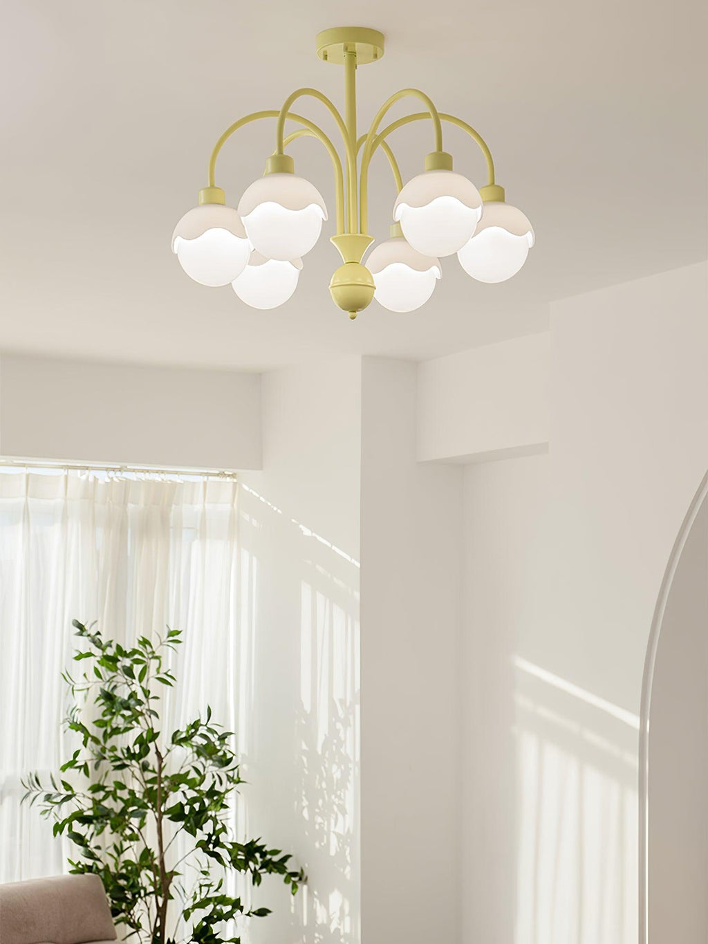 Quenella Glass Chandelier-Moonnatur