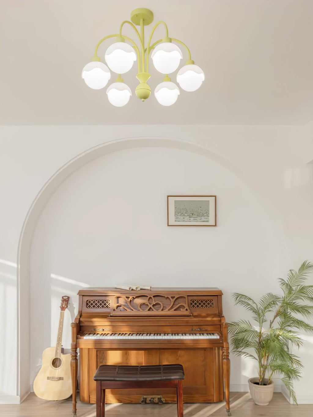 Quenella Glass Chandelier-Moonnatur
