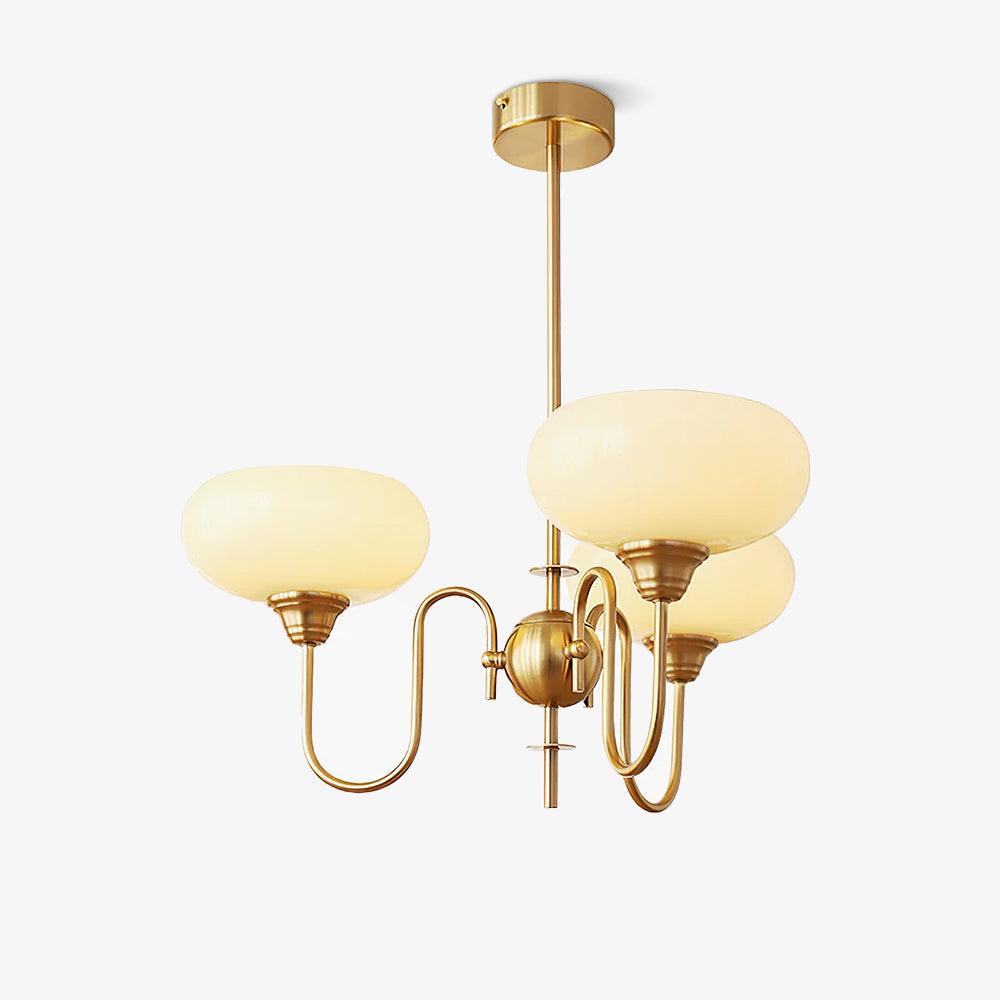 Noravia Glass Chandelier-Moonnatur