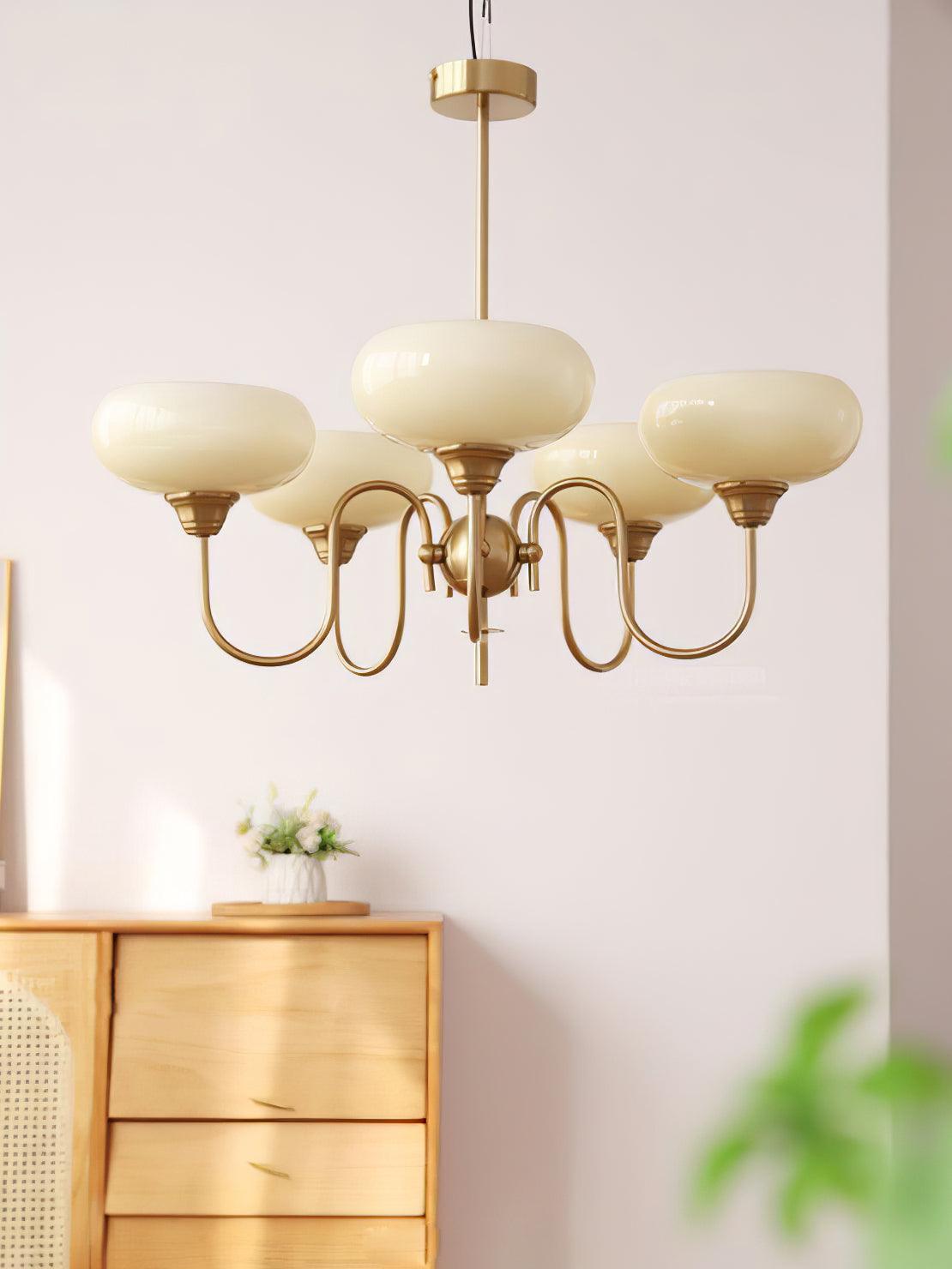 Noravia Glass Chandelier-Moonnatur