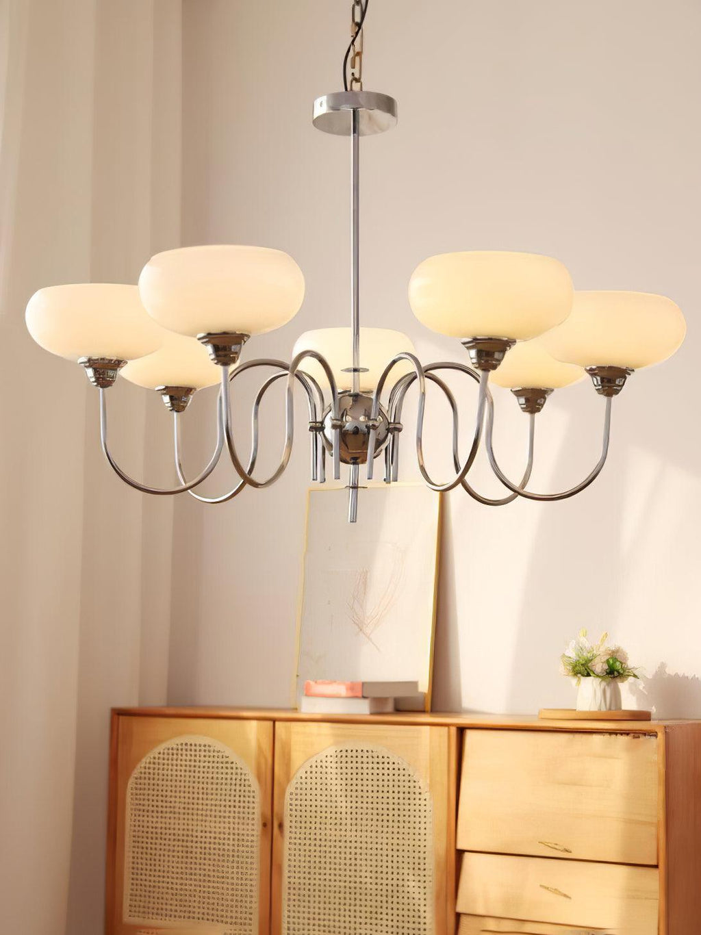 Noravia Glass Chandelier-Moonnatur