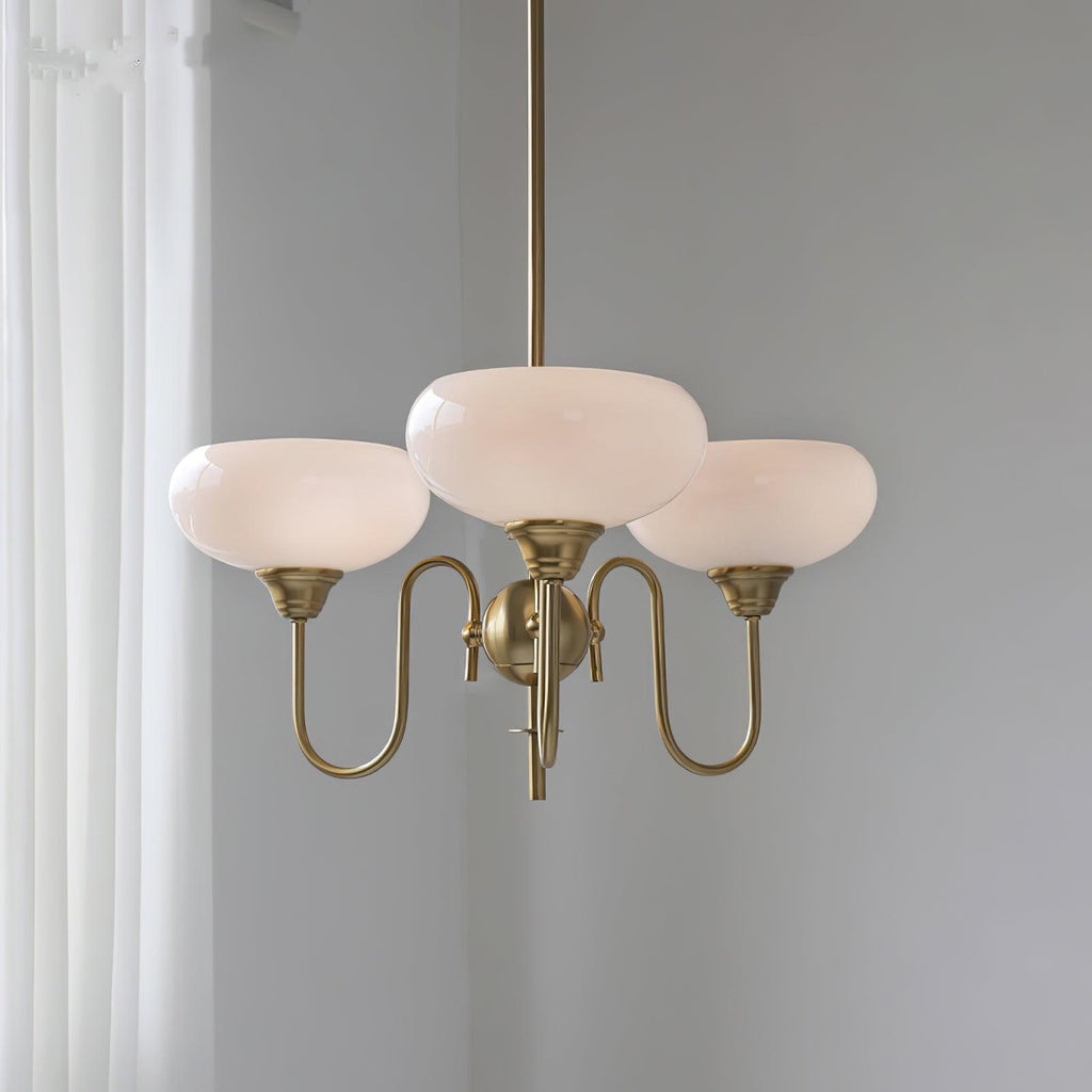 Noravia Glass Chandelier-Moonnatur
