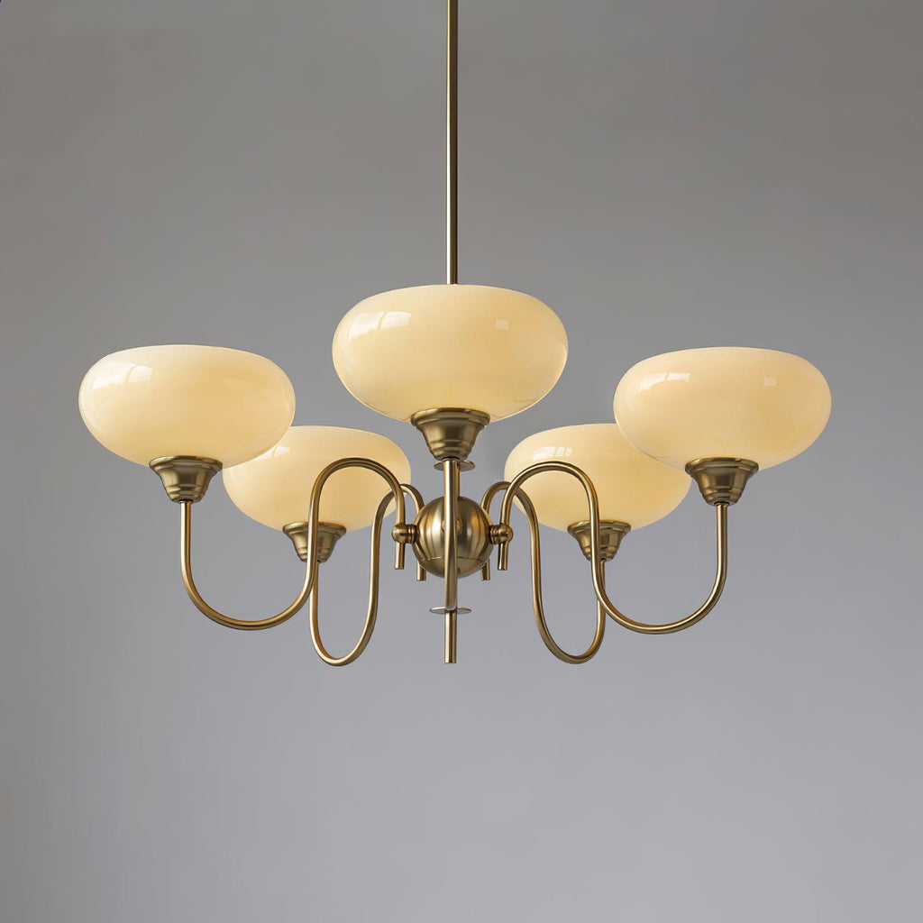 Noravia Glass Chandelier-Moonnatur