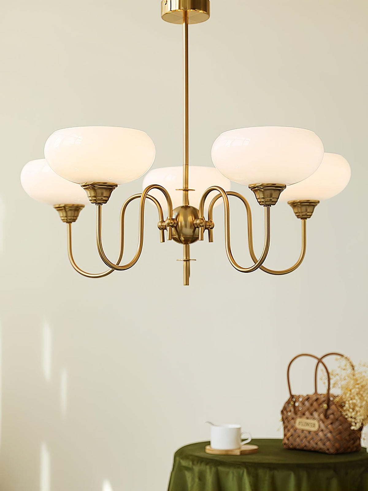 Noravia Glass Chandelier-Moonnatur