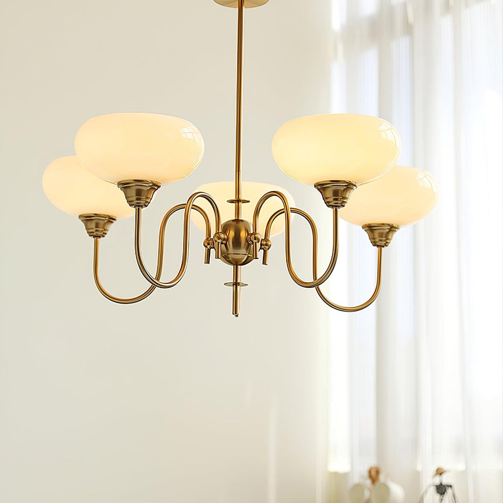 Noravia Glass Chandelier-Moonnatur