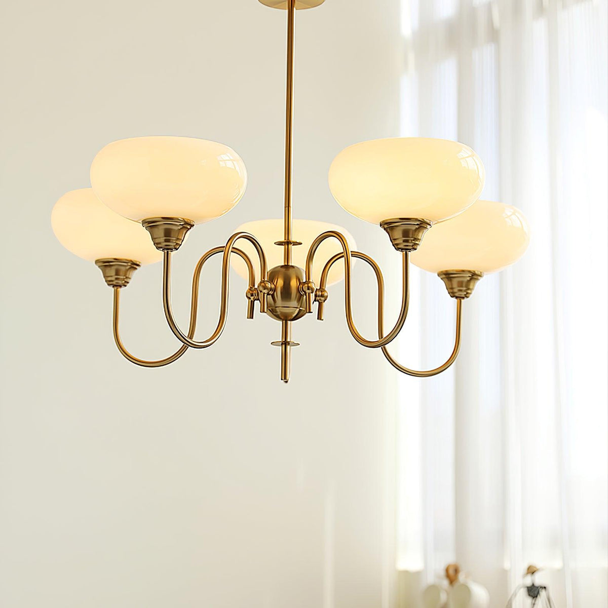 Noravia Glass Chandelier-Moonnatur